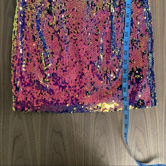 Forever 21 sequin shirt / minidress - Picture 8 of 9